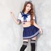 Uniforme Escolar Estilo Japonês Jogo Lingerie Sexy Rede Areia Casual Renda Uniforme de Estudante Apresentação de Palco