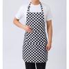 Catering Chef Ropa de Trabajo Colgante de Cuello Anti-Manchas Delantal para Suciedad Restaurante Occidental Cafetería Postre Pizzería Delantal de Trabajo