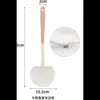 Espátula de Silicona con Forma de Hongo, Espátula Especial para Sartén Antiadherente, Modelo Nuevo, Espátula de Cocina Resistente a Altas Temperaturas, Espátula y Cuchara de Silicona de Doble Propósito