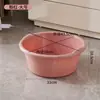 Tina de lavandería engrosada y ampliada para baño y balcón, tina redonda grande de plástico para lavar ropa, tina para bañar niños