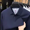 Camisa tipo polo de manga larga de algodón puro transfronteriza para hombre, nueva colección otoño 2026, casual de negocios, transpirable, con cuello camisero, camiseta para hombre al por mayor