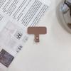 Gaxeta de Cordão para Celular Transparente Patch de Cartão de Capa Peça Fixa Clipe Adesivo Traseiro Peça para Pendurar Porta de Carregamento TPU Peça de Conexão