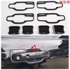 23 Modificação da decoração exterior do proprietário da estrada adequada para Ford Ranger lidar com a porta pulso meio líquido logotipo do carro espelho retrovisor decoração M