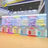 Venta Directa de Fábrica Máquina de Garra de Muñecas de Madera de Hierro Transparente Operada por Monedas Escanear Código para Agarrar Snacks Máquina de Boutique Máquina de Muñecas con Pinza Grande