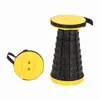 Banco telescópico cor macaron portátil para exterior banco dobrável banco dobrável com bolsa de armazenamento banco de piquenique praia lazer