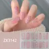 ZX Estéreo Impermeable Esmalte de Uñas en Gel Sin Horneado Película Adhesivo Completo Estilo Simple Manicura Avanzada Papel de Película Adhesivo para Uñas Venta al por Mayor