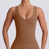 Chaleco Deportivo Transfronterizo Transpirable Espalda Bonita Ropa de Yoga Cabestrillo Europeo y Americano Ropa Interior Deportiva para Exteriores Top de Fitness a Prueba de Golpes para Mujer