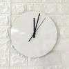 Reloj Sublimación en Blanco Amazon Venta Caliente Transferencia de Calor Pintura sin Marco Adornos de Reloj MDF Reloj de Pared de Madera