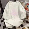 Camiseta de Manga Corta con Estampado de Letras Rombo Graffiti Verano 2026 para Hombres y Mujeres, Diseño de Nicho, Top Estilo Perezoso