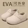 Hebilla de Cinturón Retro Zapatos de Algodón Peludo Estilo Birkenstock para Mujer, Invierno Interiores y Exteriores Impermeables de Cuero Antideslizantes Completamente Cerrados Calientes Zapatillas de Algodón