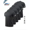 Camiseta Deportiva de Manga Corta para Hombre Multipièce Talla Europea Transpirable de Secado Rápido para Correr Azul Fútbol Entrenamiento Fitness Ropa Casual