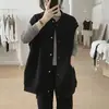 Chaqueta Chaleco Casual con Cuello Alto para Mujer 2026 Primavera Otoño Nuevo Holgado Talla Grande Adelgazante Sin Mangas Chaqueta de Béisbol Top Mujer