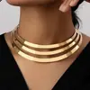 Joia Cruzada Europeia e Americana Colar Punk Simples de Pérola Artificial Colar com Pingente de Metal Brilhante Personalizado Negócios para Mulheres Ferro