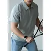 [Liquidación/Sin Devoluciones ni Cambios] Camisa Polo de Manga Corta Ligera de Negocios para Hombre 2025 Verano Camiseta con Cuello de Solapa para el Trabajo