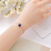 Pulsera Versátil Popular Estilo Coreano, Aleación Ecológica Piedra de Transferencia Badu, Pulsera de Cristal de Fresa, Accesorios Populares para Mujeres