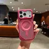 Adequado para iPhone 18 Pro Max, capa de celular magnética fosca, capa protetora anti-queda com bloqueio de cor Apple 17 15