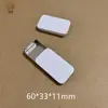Perfume Sólido Caja Pequeña de Lata Jabón para Cejas Caja Pequeña de Lata Push-Pull Bálsamo para Coche Caja de Lata de Aceite Refrescante Insignia de Recuerdo Lata con Tapa Deslizante