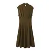 Roupas Europeias e Americanas Femininas Transfronteiriças, Vestido de Moda com Decoração de Borboleta para Marcar a Cintura, Popular no Aliexpress