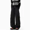 Pantalones de Trabajo Gruesos con Pliegues Estilo Americano de Invierno Wukong Goods para Hombre, Holgados de Moda Pierna Ancha Versátiles Casuales