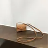Bolsa Pequeña, Bolso Mini Lindo Estilo Ins de Nicho con Textura de Lichi, Billetera de Monedas Cruzada Simple Vintage, Bolso para el Cuello