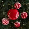 Nueva Bola de Terciopelo Rojo con Lentejuelas Brillantes para Árbol de Navidad, Exhibidor de Ventana y Accesorios de Decoración para Centros Comerciales