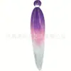 Peluca de Fibra Química Trenzada Grande Láser EZ Transfronteriza Africana para Mujer Trenzas Fáciles Cabello Pre-estirado Trenzas Grandes