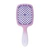 Peine de Malla Degradada Escarchada con Recortes Peine Alisador Peine para Cabello Lacio Peine Masajeador de Cabeza Peine para Peinar Peine Esponjoso Peine de Peluquería