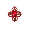 Broche de flor de pedrería vintage Europeo y americano nuevo temperamento de alta gama ramillete accesorios hebilla pin para vestido cheongsam de mujer que combina con todo