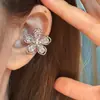 Moda Fresca Super Hermoso Clip de Oreja de Flor con Circonita 2026 Nueva Marca Pequeña de Gama Alta Único Clip para Cartílago de Oreja Accesorios para Pendientes