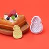 Piña Creativo 3D Estéreo Glaseado Molde Artificial para Galletas Forma Set para Hornear Molde para Decoración de Pasteles Hogar