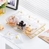Prato de Frutas Transfronteiriço Sala de Estar Casa Mesa de Chá Café Lanches Frutas Secas Nozes Doces Prato de Lanche Caixa de Armazenamento de Lanches Compartimentos