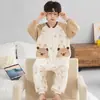 Pijama de una pieza para niño, nuevo traje de gateo de algodón puro para niño de primavera y otoño, ropa de casa para bebé, saco de dormir de una pieza para niños