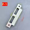Fechadura de Lingueta Única, Fechadura de Bola, Fechadura de Sala, Placa Guia, Caixa da Lingueta da Fechadura de Porta de Madeira, Trava Ranhurada da Fechadura da Porta, Placa de Travamento do Batente da Porta