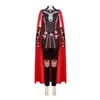 Thor 4 Amor e Trovão Trovão Thor Feminina Cosplay Traje Conjunto Completo Deus Thor Cosplay Halloween Traje de Palco