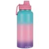 Termo portátil multicolor transfronterizo de 32 oz, de acero inoxidable 304, ideal para el coche, para actividades al aire libre, fitness y deportes.