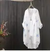 Camisa Estampada Roupa com Proteção Solar para Mulheres 2026 Verão Novo Estilo Comprimento Médio Manga Longa Estilo Coreano Cardigan Jaqueta Solto para Mulheres