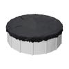 Cubierta para Piscina de Mascotas para Niños Muebles de Exterior Antipolvo Hojas Impermeable Protector a Prueba de Lluvia Forma Redonda