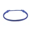Pulseiras de Fio de Cera Transfronteiriças Europeias e Americanas Cuidadosamente Selecionadas, Pulseiras Coloridas e Simples Ajustáveis de Fio Vermelho Trançado Feitas à Mão, Joias para Atacado