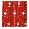 Cortinas navideñas de dibujos animados DIY transfronterizas Amazon comercio exterior Fábrica sin perforaciones alta opacidad tejido de poliéster gancho