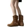 Botines estilo retro que aumentan la altura Birkenstock para mujer, nueva colección otoño 2026, versátiles y estilizan, perfectos con faldas, y con un diseño moderno fruncido