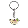Chaveiro de Comida Chaveiro de Borracha Macia em PVC Presente de Formatura Pequeno Presente Acessórios para Chaveiro Pingente de Chaveiro