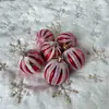 Decorações de Natal mais vendidas transfronteiriças conjunto de bolas de Natal 5/6/8cm bolas plásticas coloridas galvanizadas enfeites para árvore de Natal
