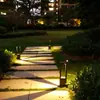 Luz Solar LED para Césped Exterior Villa Jardín Simple LED Alimentada por Electricidad Impermeable Paisaje Inserción en el Suelo Luz de Jardín