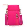 Bolso de Hombro para Mujer Mini Bolso Pequeño Vertical para Teléfono Móvil Femenino Madre Vertical Llaves Cambio Embalaje Bolso de Brazo para Teléfono Móvil