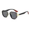 Gafas de Sol Estilo Steampunk Nuevas Transfronterizas, Gafas de Sol de Moda Europea y Americana Transfronterizas para Hombres, Gafas de Sol con Montura de Metal