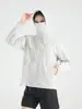 Chaqueta Protectora de Piel Anti-UV para Exteriores, Estilo Veraniego para Parejas, Repelente al Agua, Ligera, Transpirable, con Capucha, Ropa Casual de Protección Solar