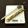 Arma fria modelo de arma dragão adormecido espada 30cm zodíaco ouro dragão espada todos os ornamentos de arma de metal modelo