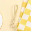 Cor Dopamina Corda Trançada Feita à Mão Mosquetão de Mola Cordão Chaveiro Pacote de Material DIY Bonecos Pendurados Pingentes Corda de Celular