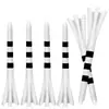 Tee de Golf de Plástico con Rayas Impresas, Baja Resistencia, Soporte de Bola Duradero, Accesorios de Golf