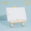 Caballalete Pequeño de Escritorio Marco para Pintura al Óleo Set de Materiales de Arte Lienzo Mini Engrosado con Soporte de Exhibición Acrílico Acuarela